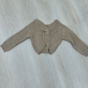 Toddler girl knit sweater